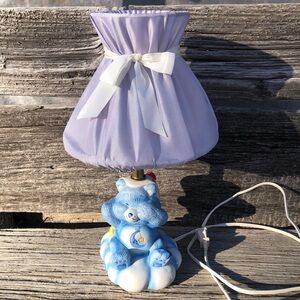 Care Bears Bedtime Bear porcelain lamp Vintage sleepy time American Greetings🩵